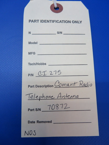 Comant Radio Telephone Antenna P/N CI275 NOS (1022-421)