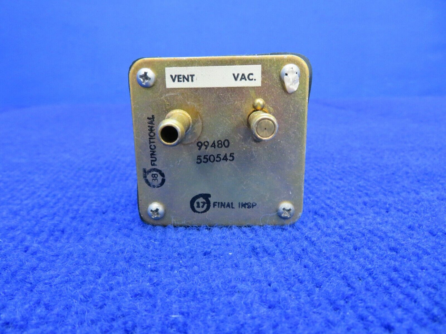 Piper Arrow PA28R-201T Airborne Gyro Suction Gauge P/N 1G10-1 (0522-554)