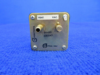 Piper Arrow PA28R-201T Airborne Gyro Suction Gauge P/N 1G10-1 (0522-554)