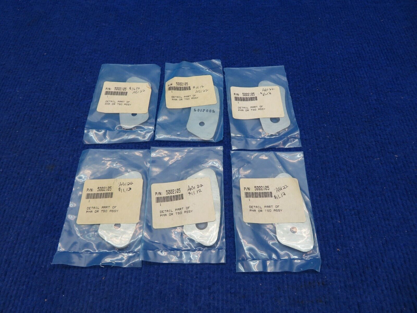Brakes P/N 5002105 LOT OF 6 NOS (0622-344)