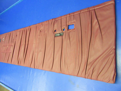 Beech Baron 58P Interior Side Panel Set - Maroon Leather - Burn Cert. (0420-208)