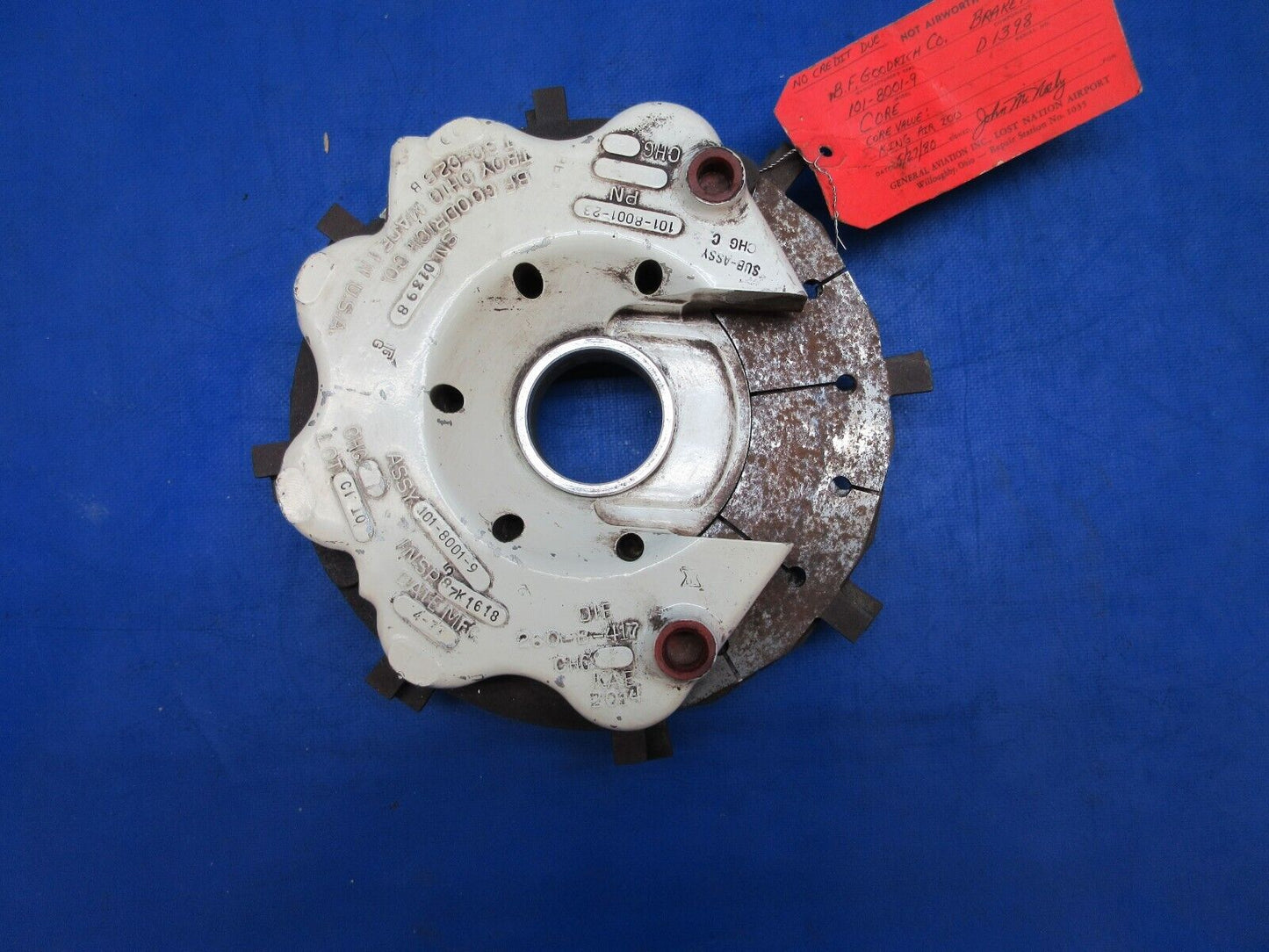 King Air B.F Goodrich Brake Assy P/N 50-300010-119 CORE (1023-1039)