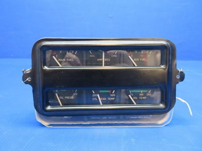 Bellanca 17-30A Stewart Warner Cluster Gauge P/N 436405 w/ WARRANTY (0224-1511)