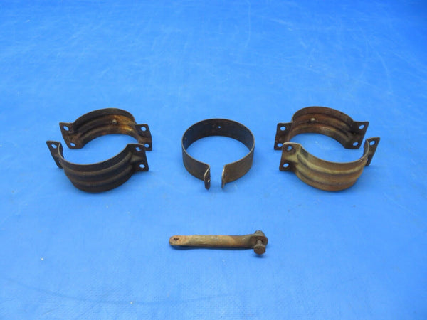 Cessna 185 Exhaust Clamps P/N 0750161 LOT (1023-251)