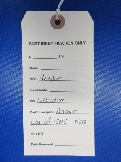 Moeller Washer P/N S3420D2 LOT OF 200 NOS (1223-661)