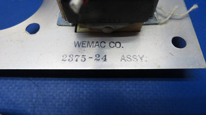 Cessna 401 Wemac Overhead Panel P/N 2375-24 (0523-222)