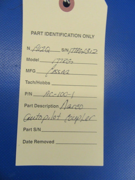 Cessna 177RG Cardinal NARCO Autopilot Coupler P/N AC-100-1 (0718-211)