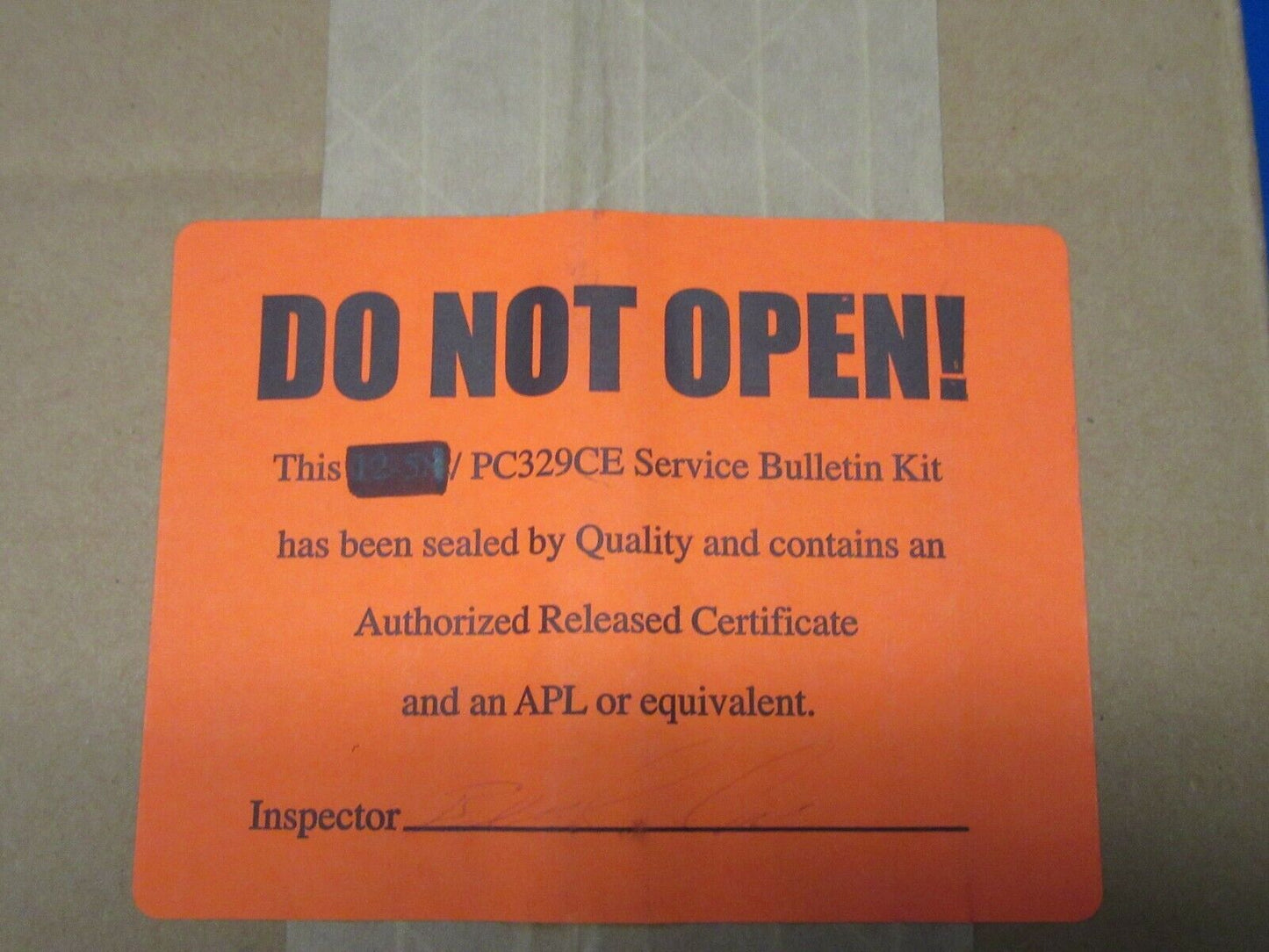 Bombardier Lear PC329CE Service Bulletin Kit P/N 4523730001-801 NOS (0419-430)