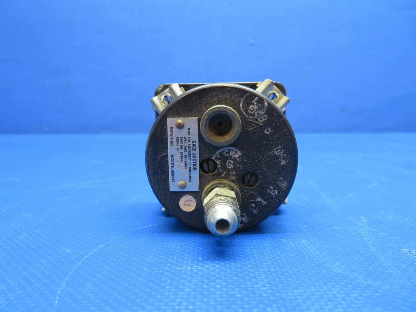 Beech 95 / D95A Travel Air Garwin Suction Gauge P/N 22-880-017 (0324-1712)