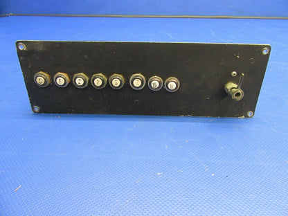 Cessna 182D Circuit Breaker Panel w/ 8 Assorted Circuit Breakers (0821-446)