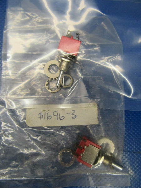 Cessna Switch P/N S-1696-3 LOT OF 2 NOS (0419-496)