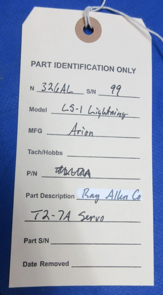 Arion Lightning LS-1 Ray Allen Co T2-7A Servo (1023-936)