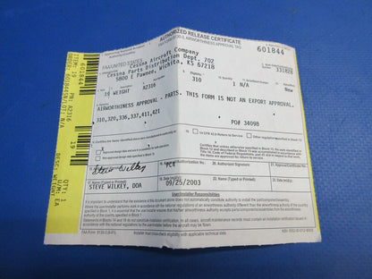 McCauley Threaded Propeller Weight w/ 8130 NOS P/N A2316 (0523-397)