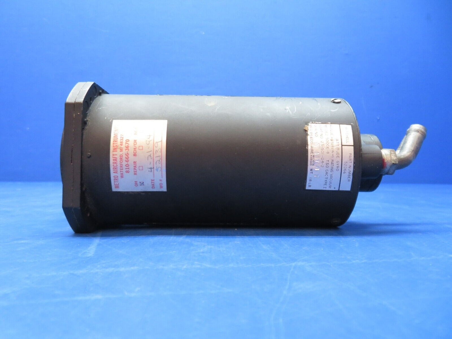 Edo-Aire Mitchell Attitude Gyro 5000E-8 P/N 52D66 CORE (1023-418)