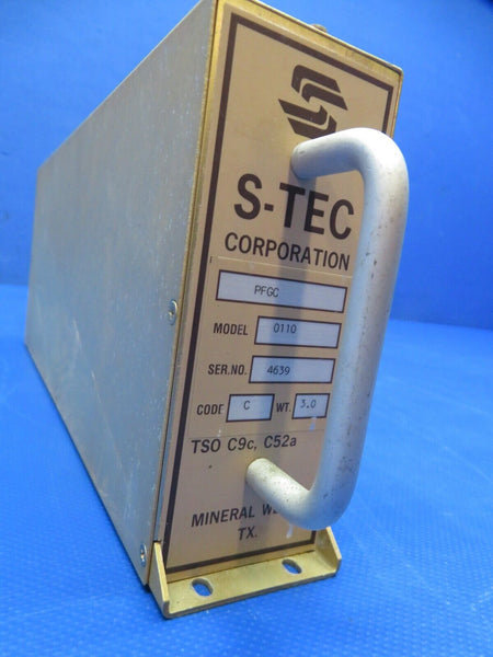 S-Tec 14v Auto Pilot Pitch Computer w/ Tray P/N 0110 - Warranty (0224-280)