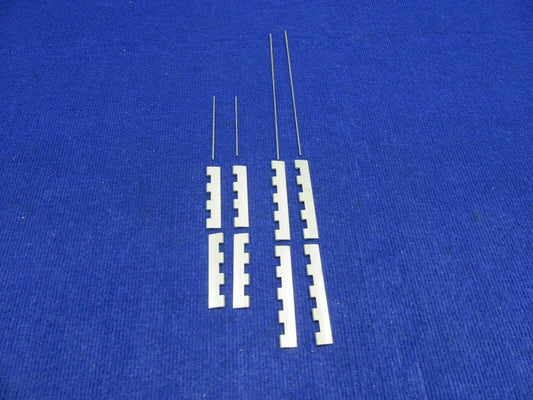 Piper Stabilator Trim Hinge Set SET OF 4 NOS P/N 95866-002, 95864-002 (1221-477)