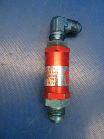 Duke's Check Valve P/N 3171-00 & 0870069-20 (0219-235)