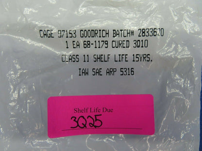 Cessna Citation 680 Goodrich Seal Inner Wheel NLG 68-1179 NOS (1120-27)