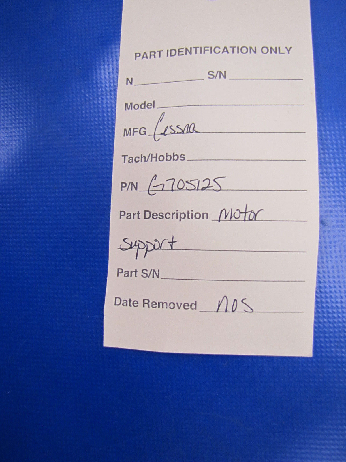 Cessna Motor Support P/N G705125 NOS (0317-157)