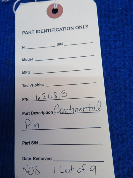 Continental Pin P/N 626813 LOT OF 9 NOS (0622-388)