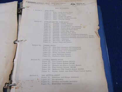 1962 Mooney 20B & 20C Spare Parts Manual (1221-336)