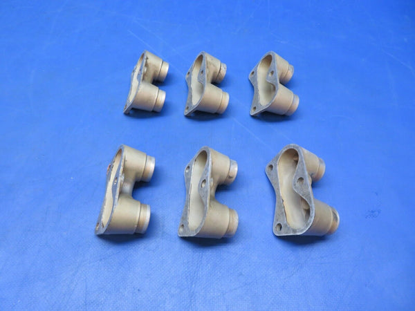 Continental O-300 Push Rod Housing Flange P/N 653818 LOT OF 6 (0823-386)