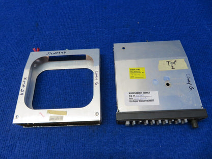 Bendix King KMA24 Marker Beacon Receiver Rack P/N 066-1055-03 w/ 8130 (0822-425)