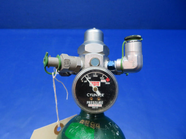 Scott Oxygen Regulator & Cylinder Assy 11 cu. ft. P/N 5500M6W-FF23AP (0224-224)