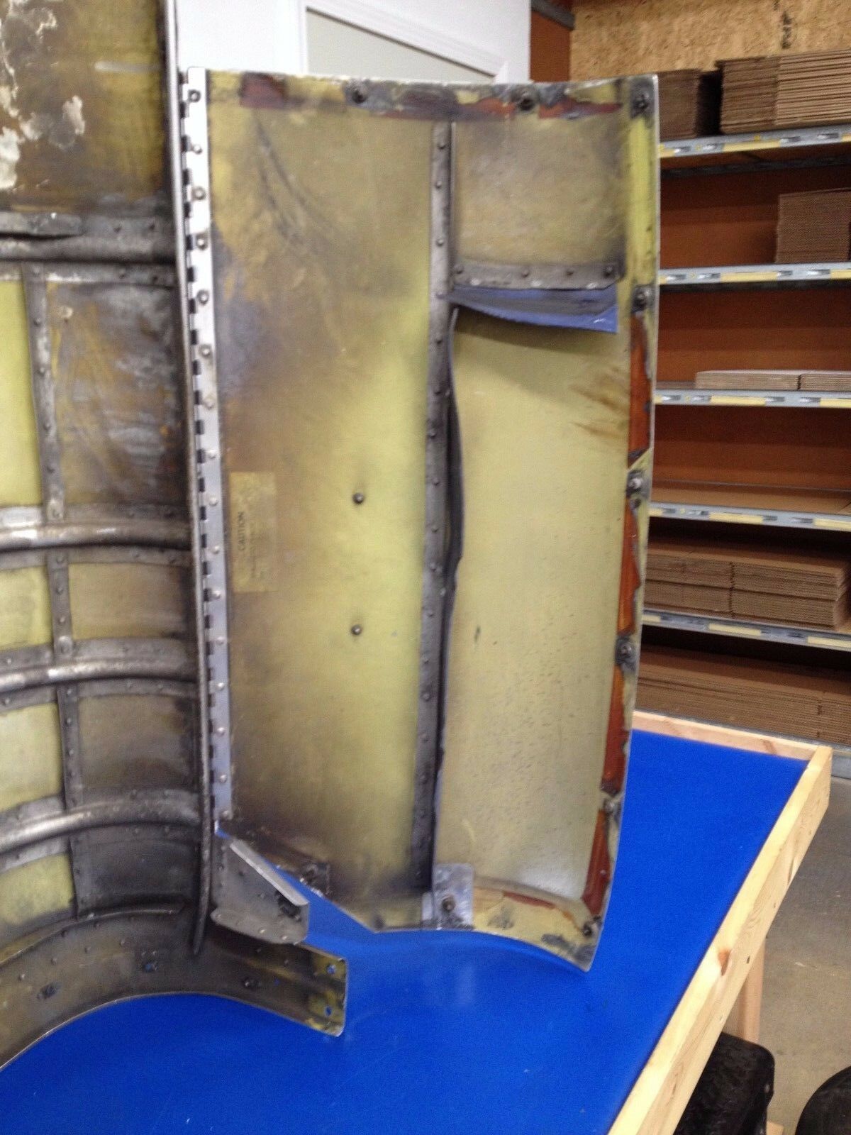 1978 Beech Baron 58 Engine Cowling w/ Cowl Doors LH P/N 58-910011-145 (0217-144)