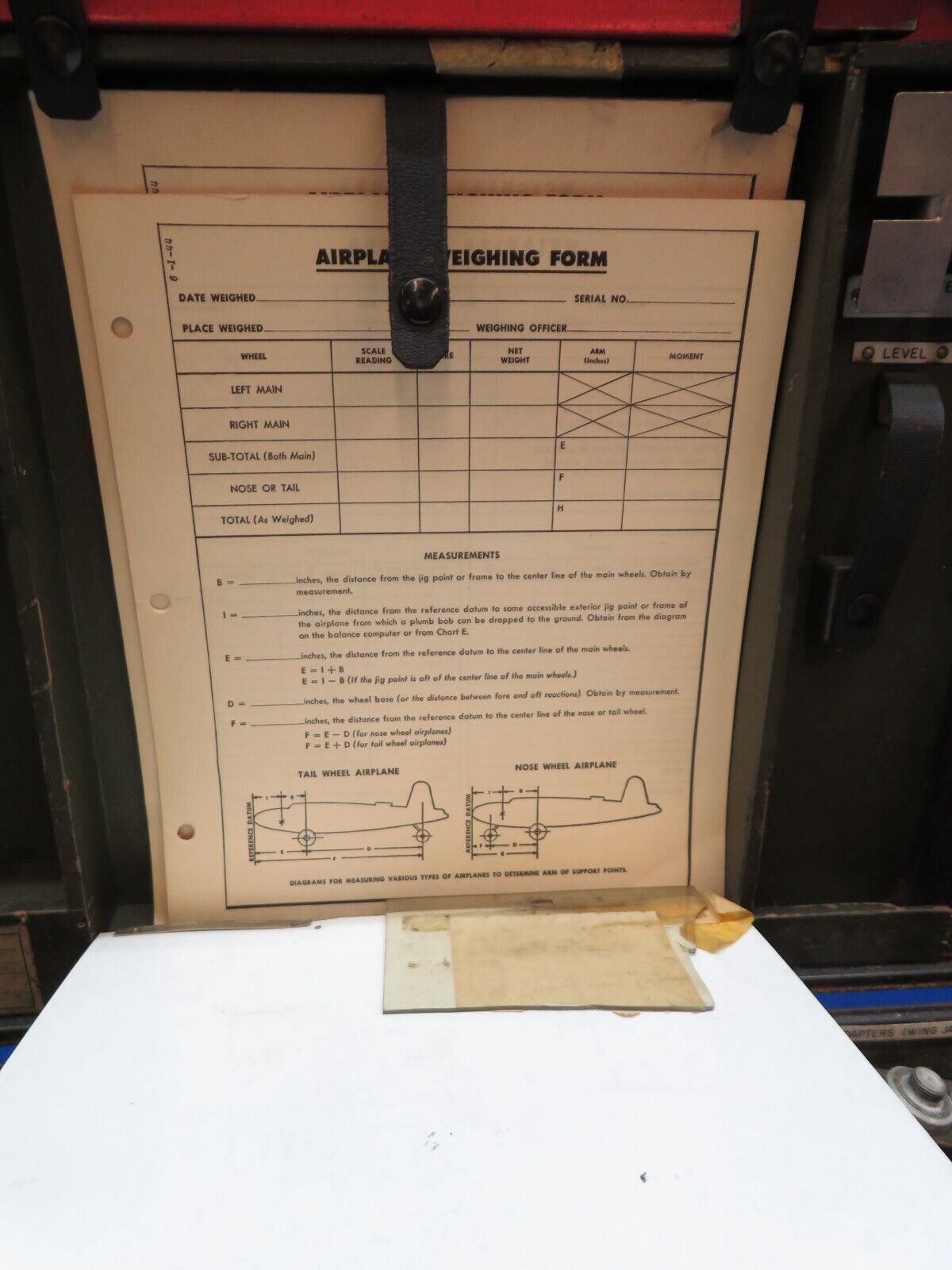 Vintage Aviation / Aircraft Electric Aircraft Weigh Kit Model FS-6A (1023-182)