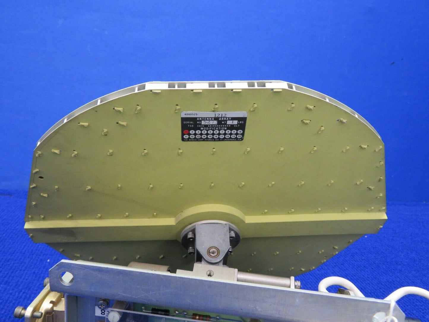 Bendix DA-144A Antenna Radar P/N 4000790-4406, 4000525-1212 (0222-02)