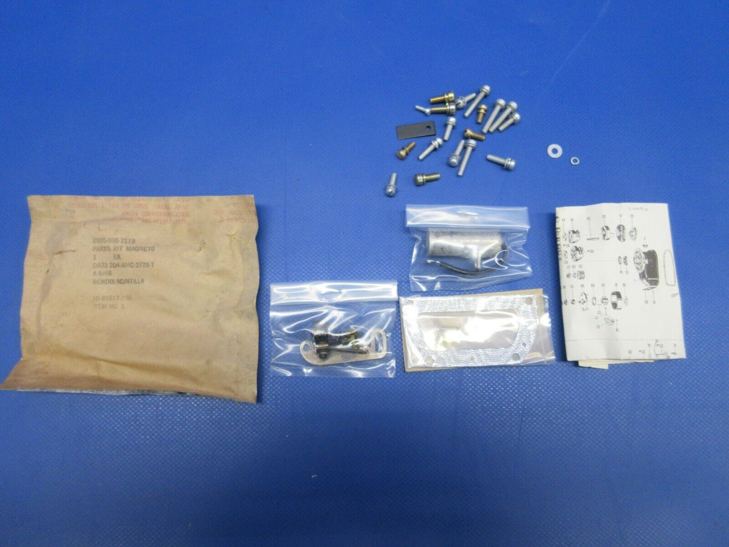 Bendix Magneto Part Kit P/N 10-88517-196 NOS (0324-1062)