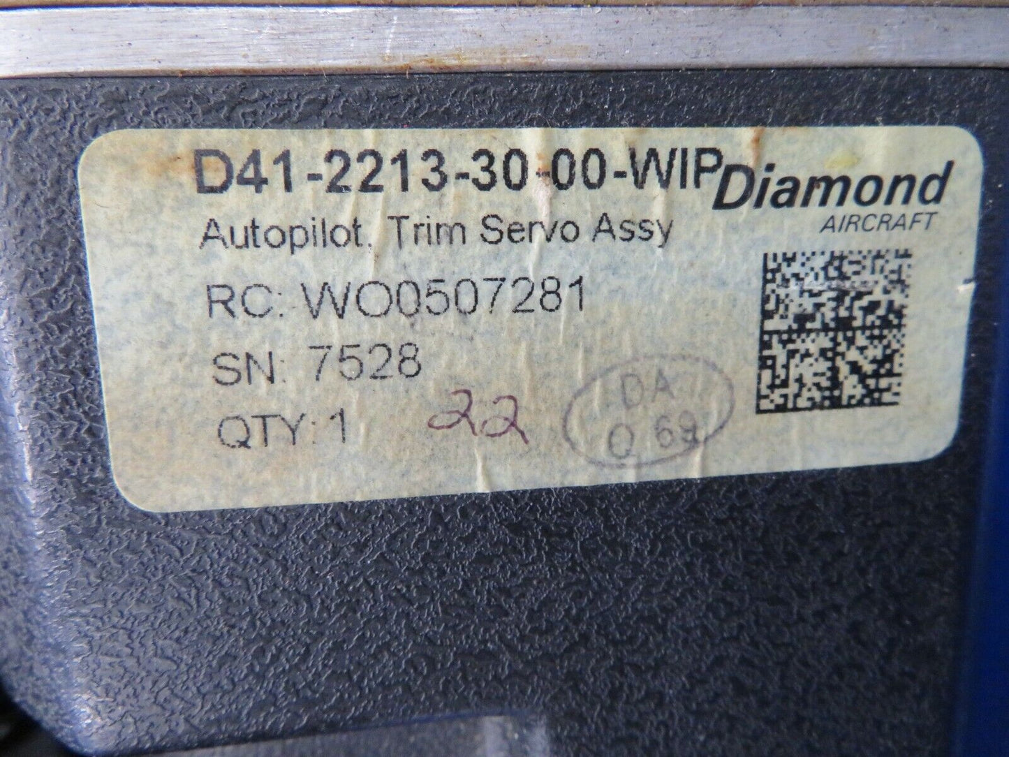 Diamond DA40-180 Bendix King KS-272C Trim Servo 28V 065-0018-3500 (0120-356)