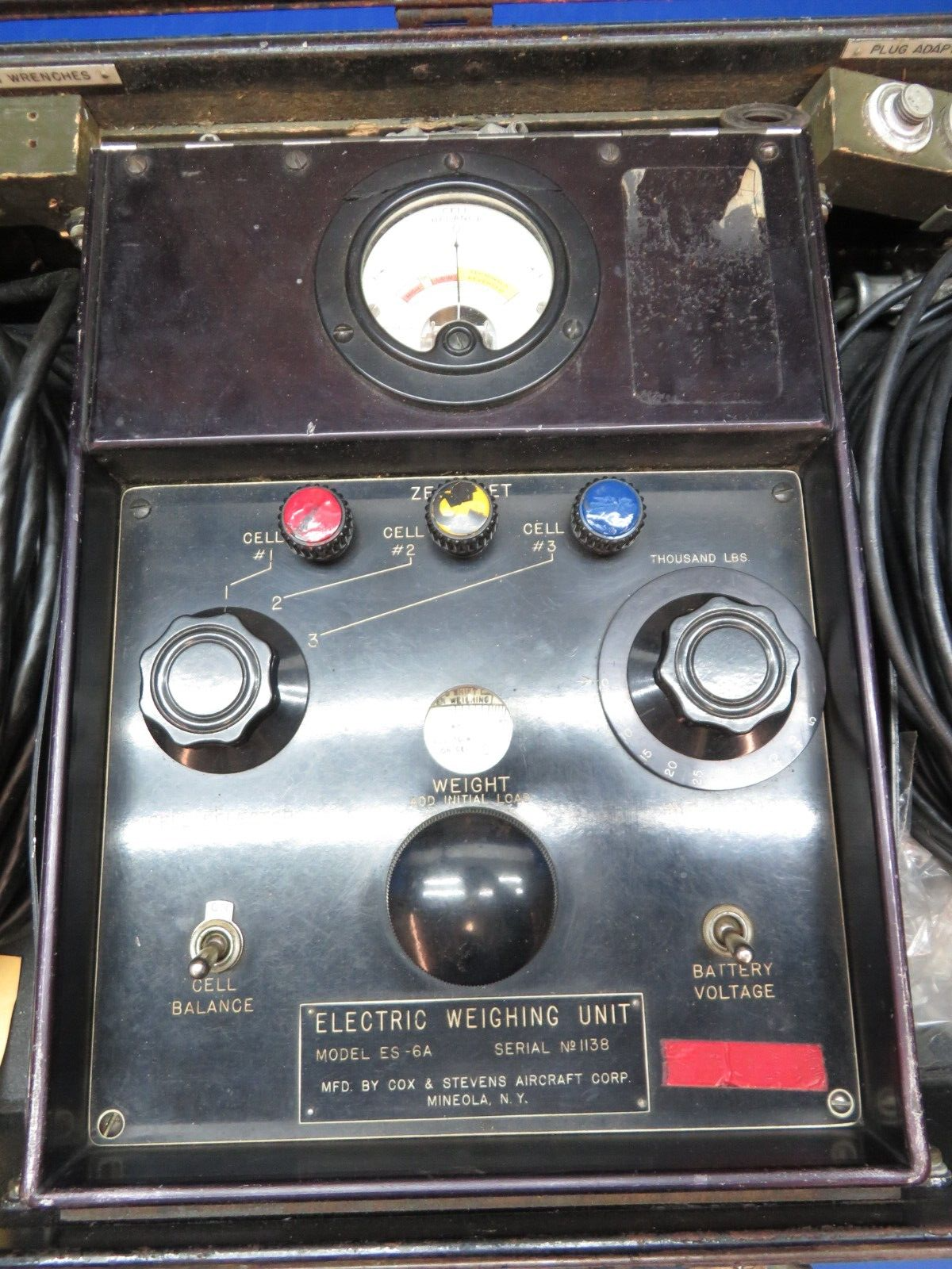 Vintage Aviation / Aircraft Electric Aircraft Weigh Kit Model FS-6A (1023-182)