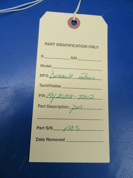 Dessault Falcon Pin P/N MY20208-70812 NOS (0419-140)