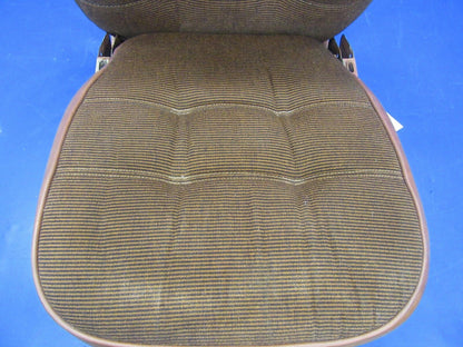 Cessna Cabin Seat Early Model Brown Leather & Cloth (0918-83)