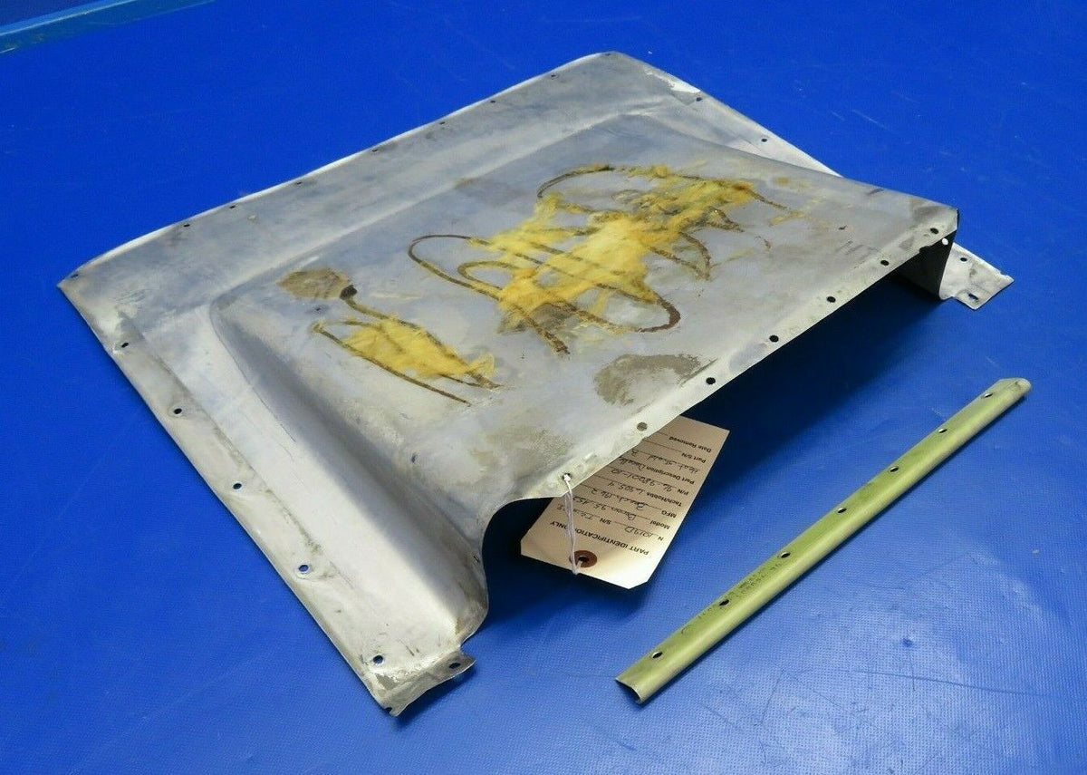 Beech Baron 95-A55 Nacelle Trough / Heat Shield RH P/N 96-98001-10 (0420-356)