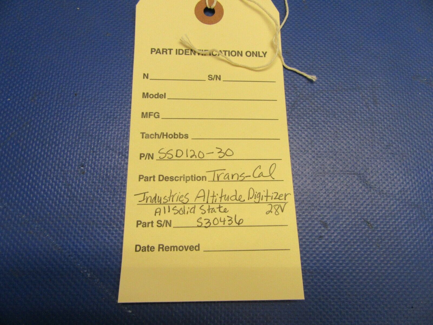 Trans-Cal Industries Altitude Digitizer All Solid State 28V SSD120-30 (0821-459)