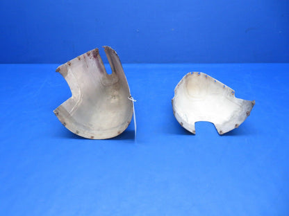 Piper PA-28-180 Fiberglass Tailcone Assy Upper & LWR P/N 62629-00 (0723-670)