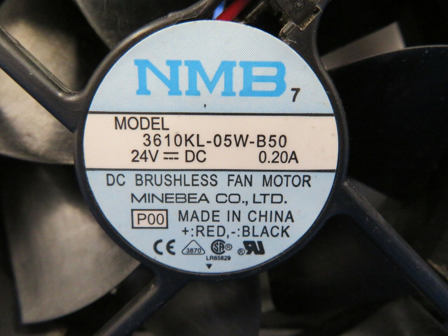 Cirrus SR22 NMB DC Brushless Avionics Cooling Fan 24V 3610-KL-05W-B50 (0220-54)