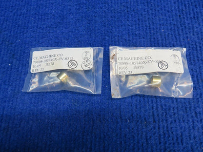 Bushing P/N 105740X-ZV0312 LOT OF 2 NOS (0622-395)