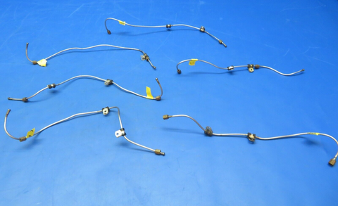 Lycoming TIO-540-U2A Fuel Injector Lines LOT OF 6 (0723-437)