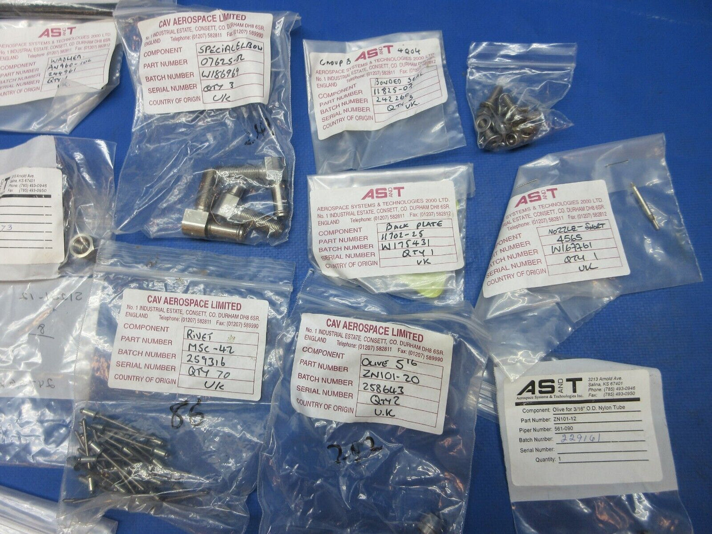Beech Bonanza TKS De-Ice Hardware & Manuals (0623-282)