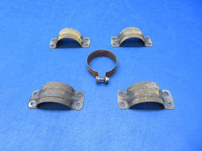 Beech B33 Debonair Exhaust Clamps P/N 186-8A, 35-950126 LOT (0923-617)