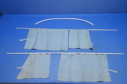 Cessna 310 / 310I LH, RH, And Divider Curtain Tracks P/N 0811389-5 (1023-782)