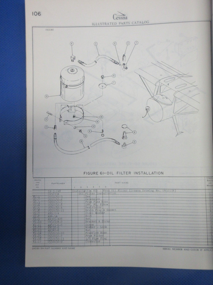 Cessna 140A Parts Catalog (0124-1349)