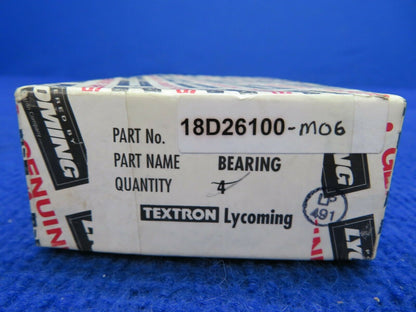 Lycoming Bearing Half Crankshaft P/N 18D26100-M06 LOT OF 2 (0222-715)