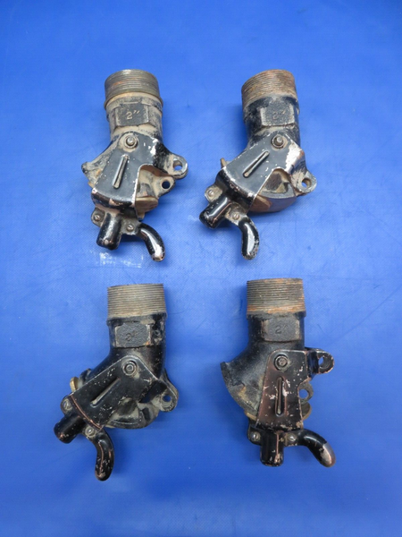 Vintage Syraco 2" Oil Barrel Drum Spigot LOT OF 4 (0423-360)