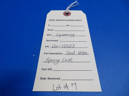 Lycoming Seat Valve Spring Lower P/N LW-13323 LOT OF 7 (1022-532)