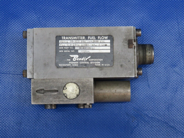 Bendix Fuel Flow Transmitter 26 V P/N 9133-25-B1 (0124-1110)
